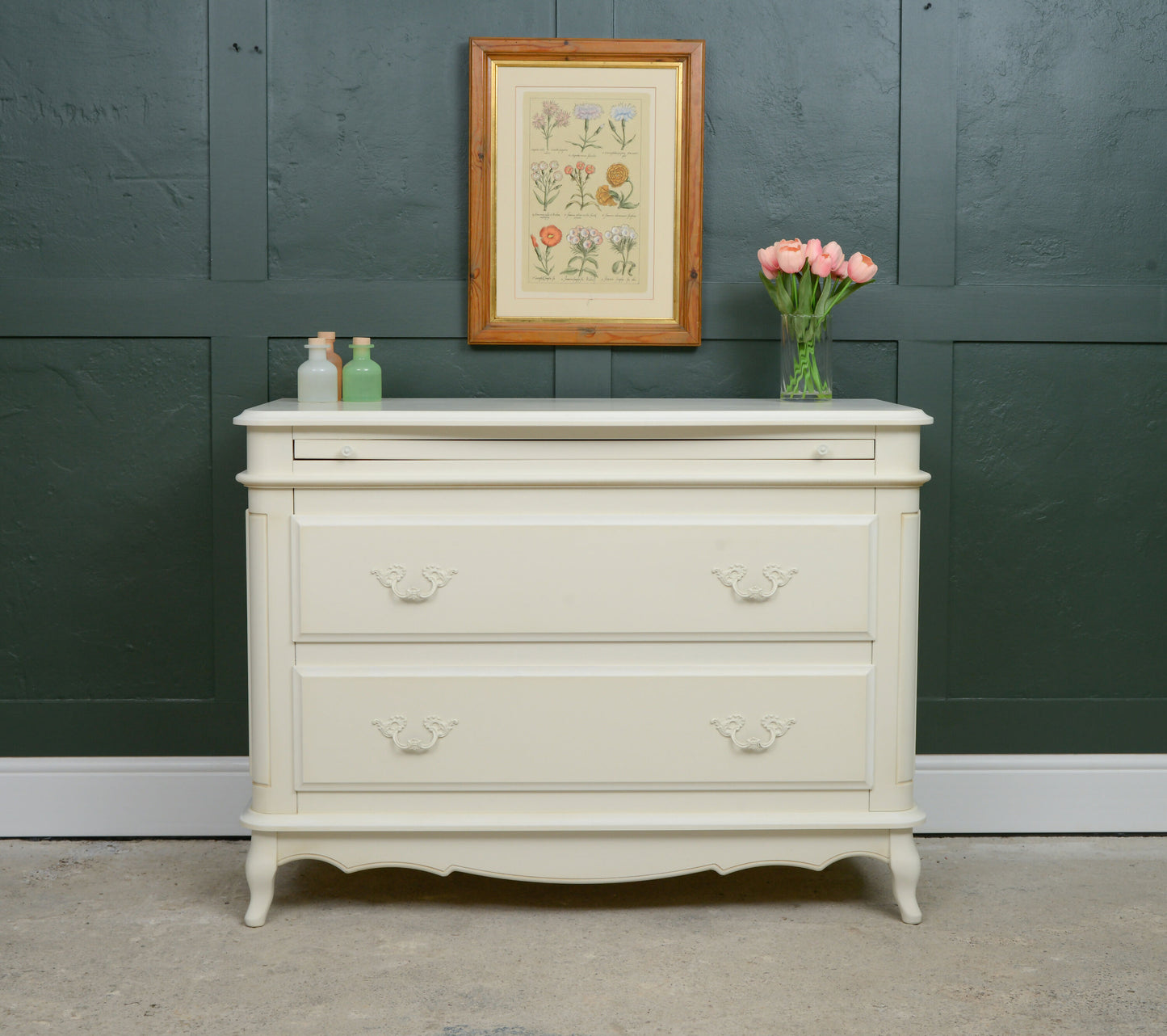 Laura Ashley Provencale Chest of Drawers - Cream Ivory
