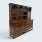 Old Charm Oak Dresser In Tudor Brown 6ft Wide Sideboard Display FREE UK Delivery