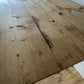 Vintage Farmhouse Dining Table Rustic Large Farmhouse Solid Stripped Pine