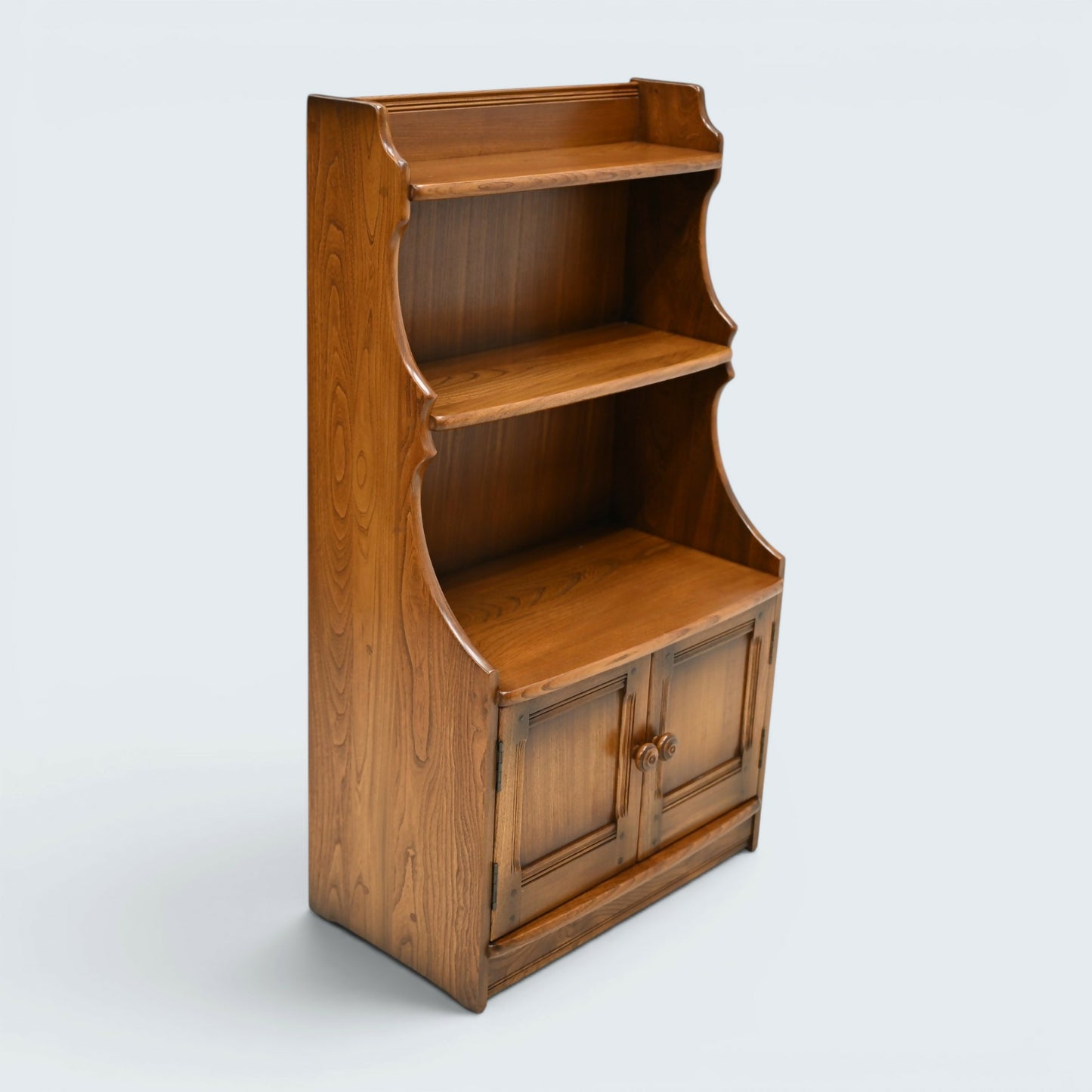 Ercol Old Colonial Waterfall Bookcase 2 Shelves Golden Dawn FREE UK Delivery