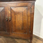 Vintage Rustic Oak Two Door Cabinet