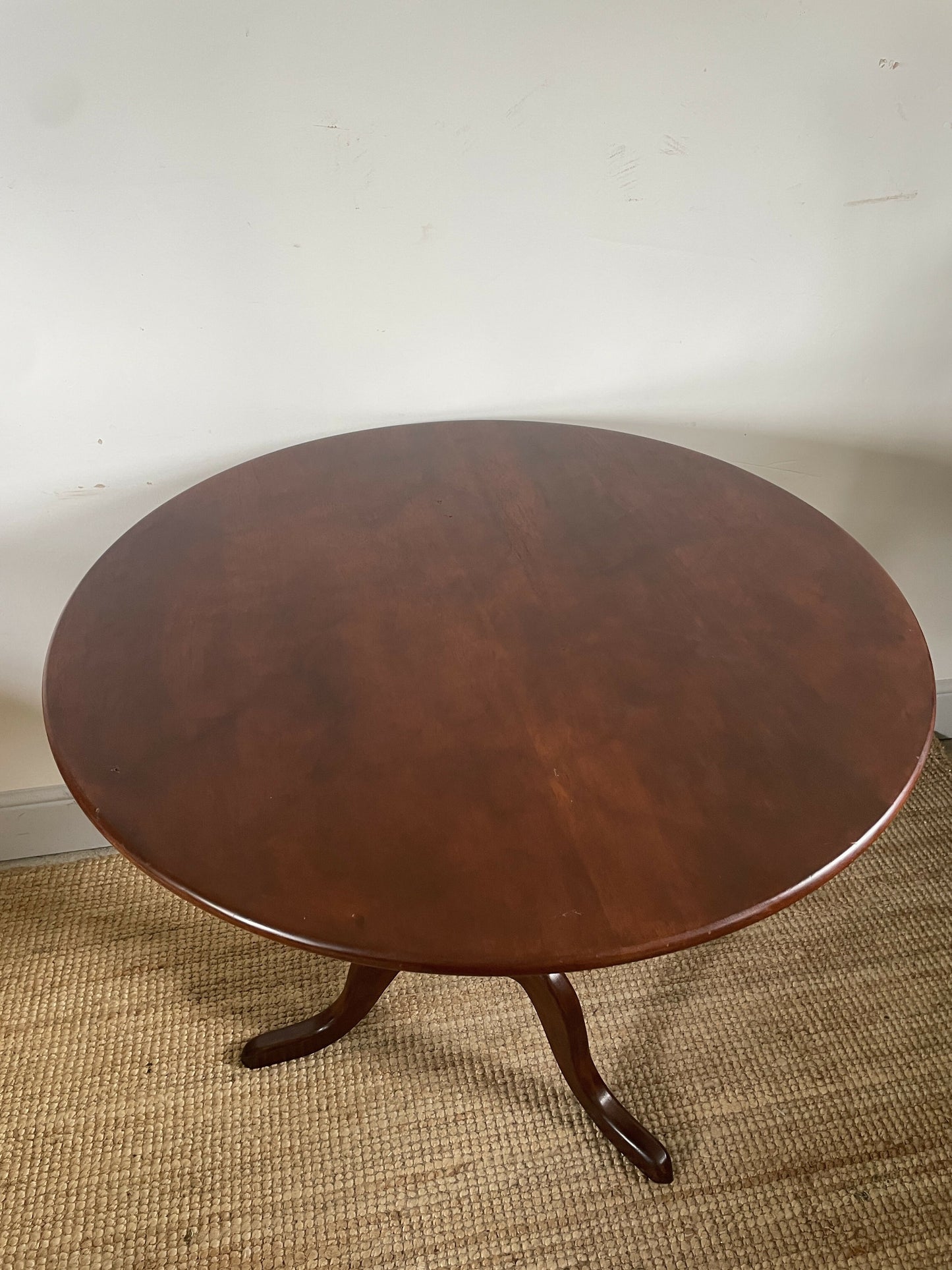 Antique Mahogany Tilt Top Coffee Table