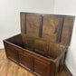 Georgian Oak Three Panel Coffer with Initials ‘MH’