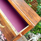 Upcycled Cabinet with Floral Design Storage Unit Tall Boy