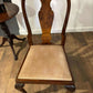 Set Of Four Georgian Style Walnut Dining Chairs