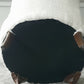 Antique Victorian Bedroom Chairs White Boucle- Newly Upholstered.