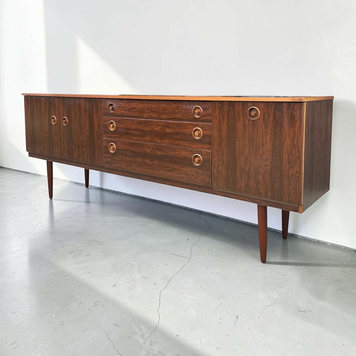 Mid Century Greaves & Thomas Rosewood Sideboard