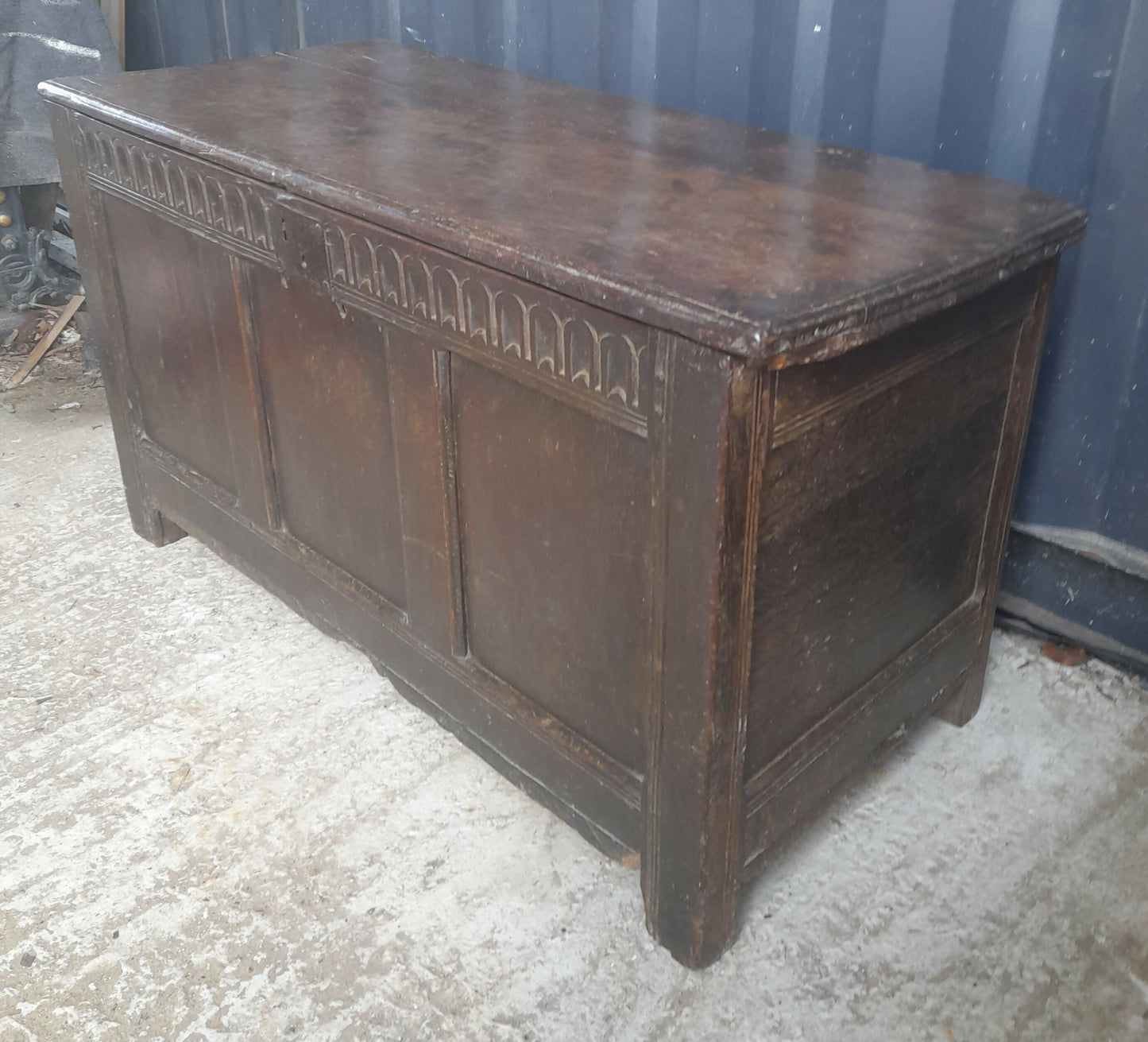 Antique Oak Coffer