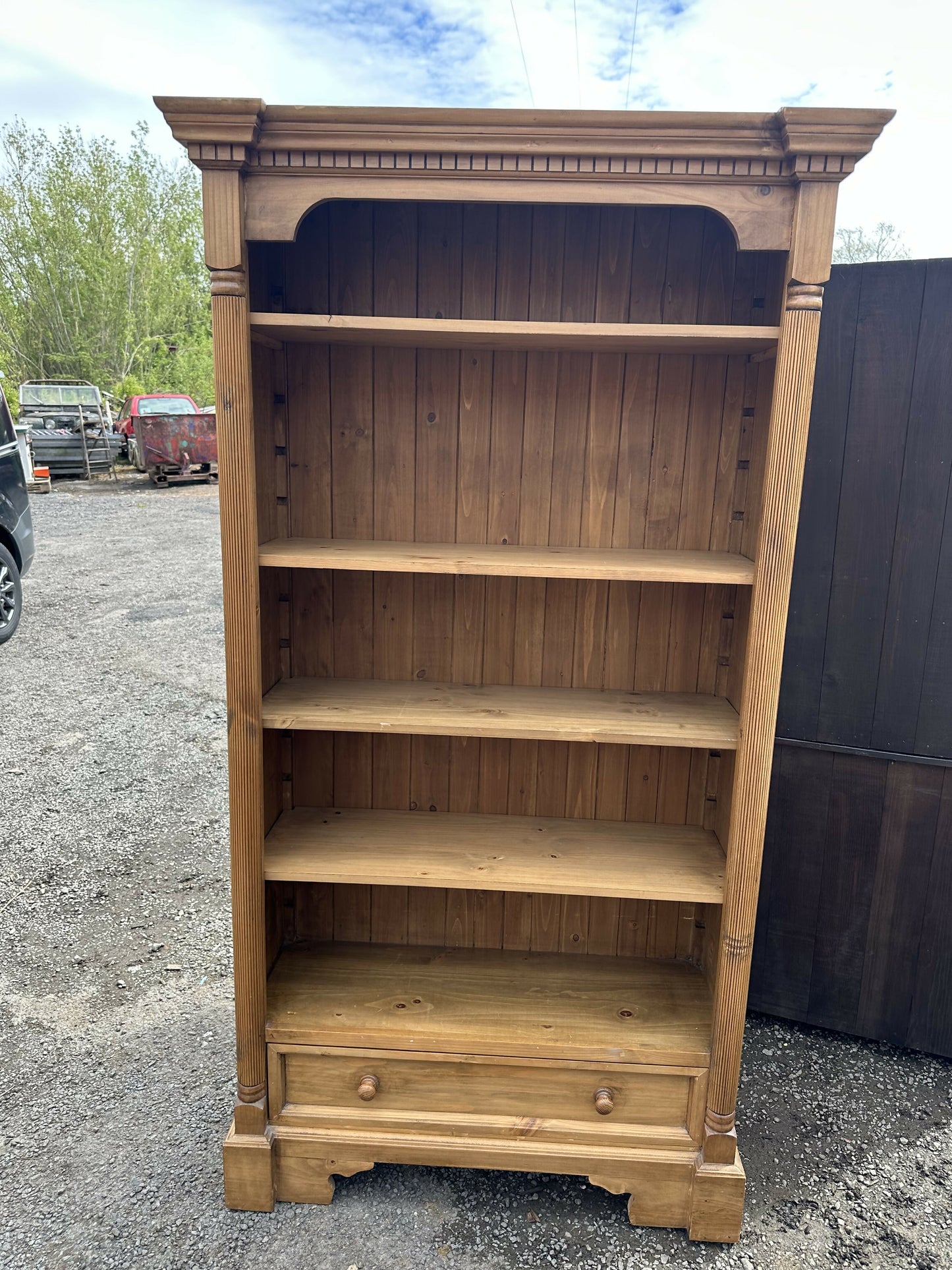 Tall Vintage Shelves