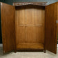 Art Deco Solid Oak Double Wardrobe - 1930s