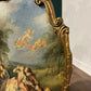 Antique Style Reproduction Painted Gilt Fire Screen2