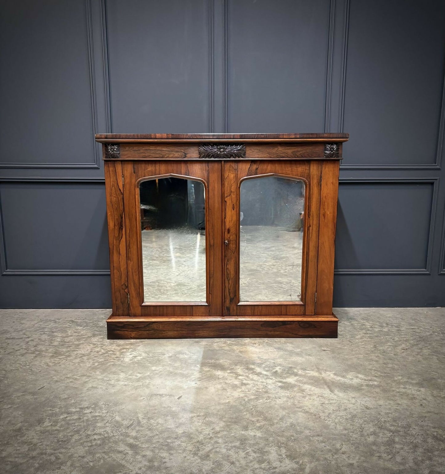 William IV Rosewood Side Cabinet
