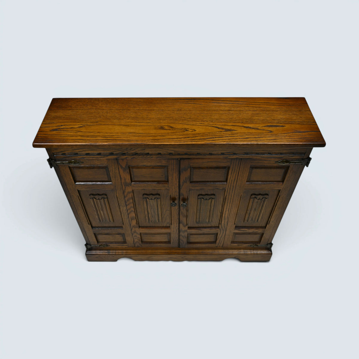 Old Charm CD Storage Cabinet For 238 CDs Light Oak Finish FREE UK Delivery*