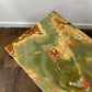 Vintage Marble Top and Brass Base Coffee Table