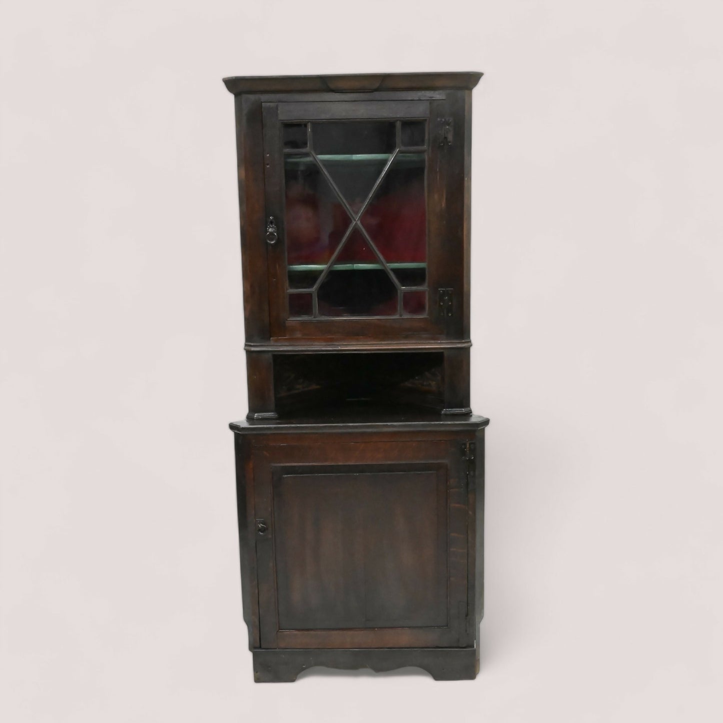 Early Georgian Oak Country Corner Cabinet from Pontewydd Wales FREE* UK Delivery. SBR9823/2111D