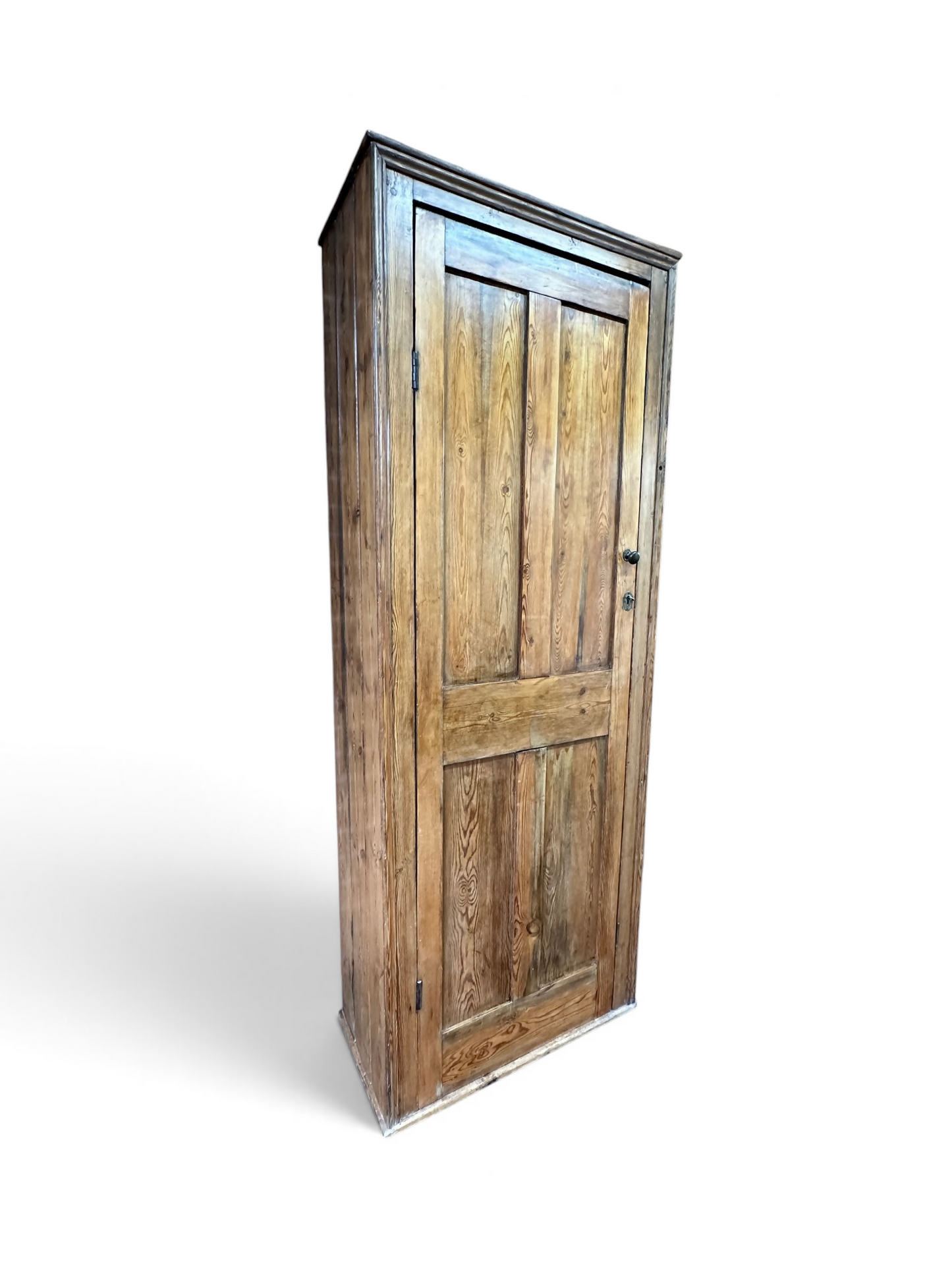 Victorian Pine Cupboard House Keepers Pantry Pitch Pine Rustic Farmhouse Larder Linen Cabinet