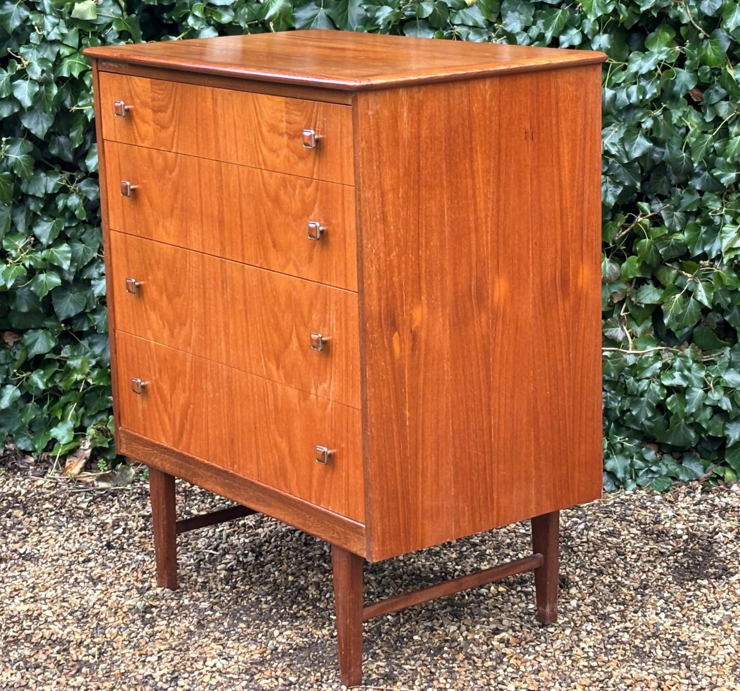 Vintage 1960's Homeworthy Teak Chest Of Drawers