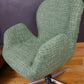 1970s Hungarian Mid Century Swivel Armchair – newly Reupholstered