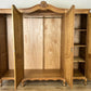 Wardrobe Vintage French Louis XVI Style Oak Four Door Carved Armoire LOT 6104