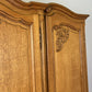 Wardrobe Vintage French Louis XVI Style Oak Four Door Carved Armoire LOT 6400