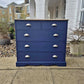 Stunning large navy chest of drawers