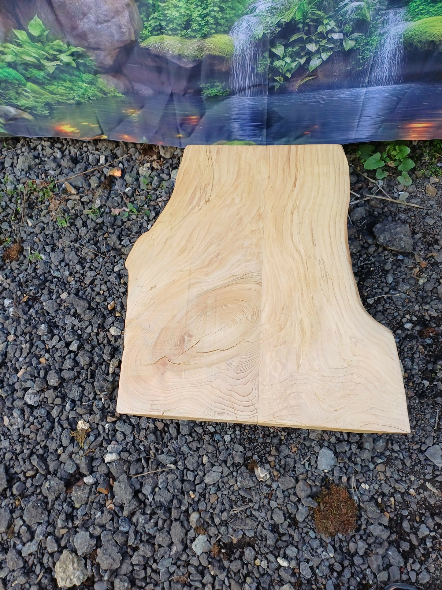 Small Table with Metal Legs