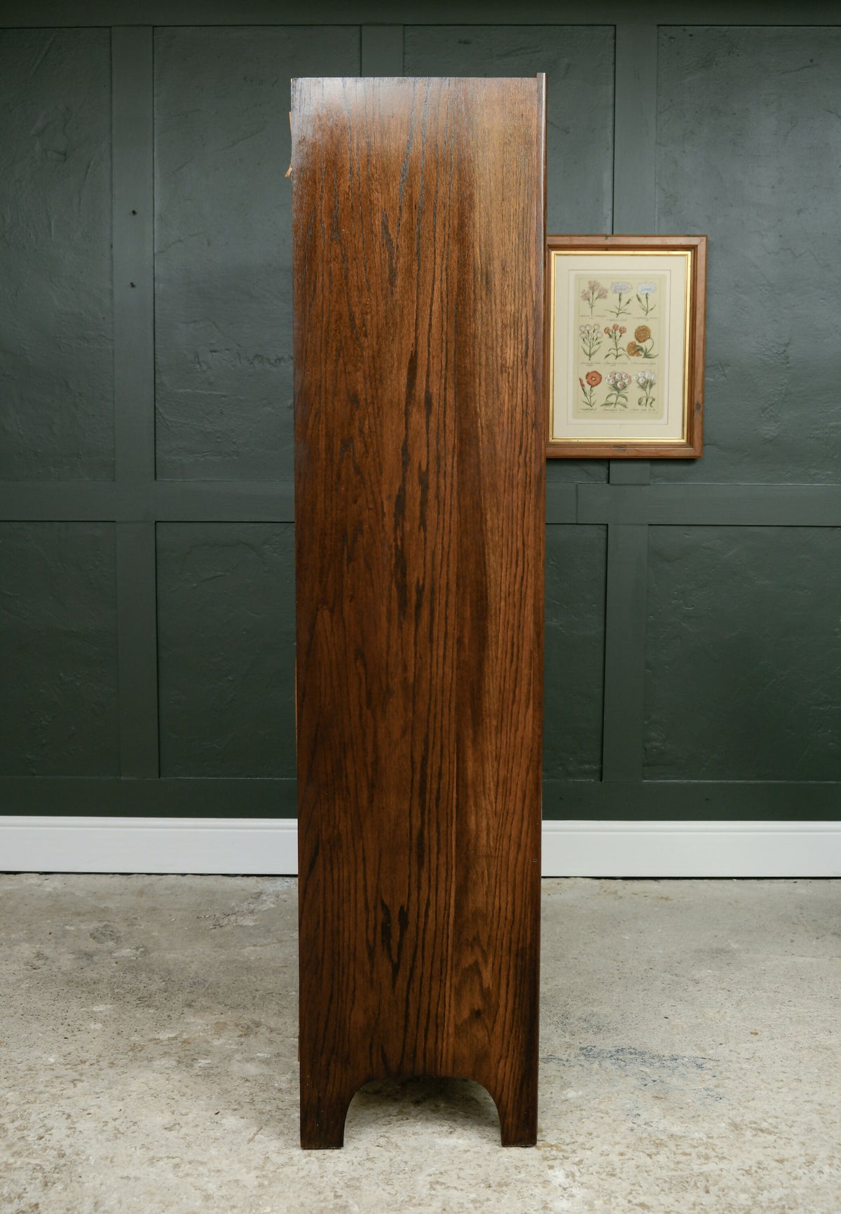 Vintage Oak Gentlemans Wardrobe - 1930s - 1940s