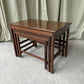 Vintage Mid Century Teak Nest Of Side Tables Scandi Danish Style Retro R981