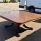 Large Antique Mahogany Dining Table & 8 Chairs.