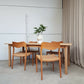 Vintage Late Mid Century Solid Oak Danish Dining Table Retro Scandi R915