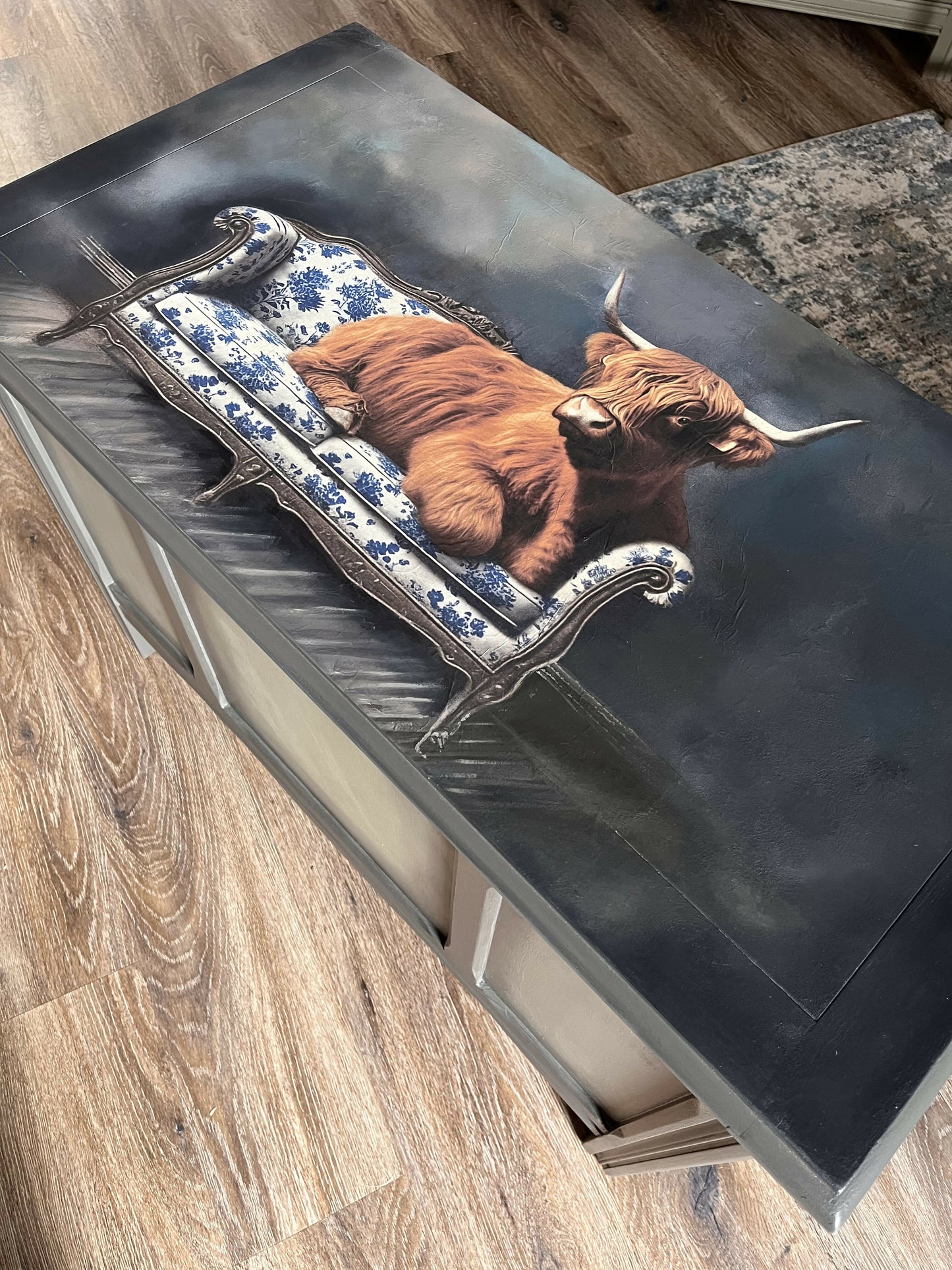 Vintage Blanket Box, Highland Grace