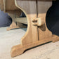 French Bleached Oak Farmhouse Dining Table