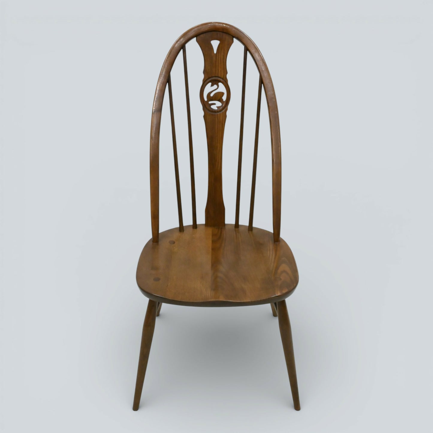 4 Ercol Windsor Swan Bow Back Dining Chairs Golden Dawn EXC FREE UK Delivery*