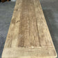 French Oak Farmhouse Kitchen Dining Table With Drawer