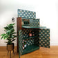 Art Deco Cocktail Cabinet | Green & Gold | Restored Vintage Drinks Cabinet