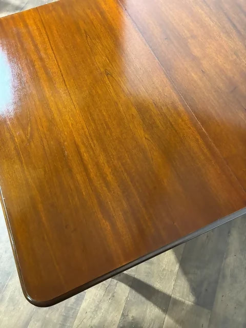 Edwardian Mahogany Wind-Out Extending Dining Table