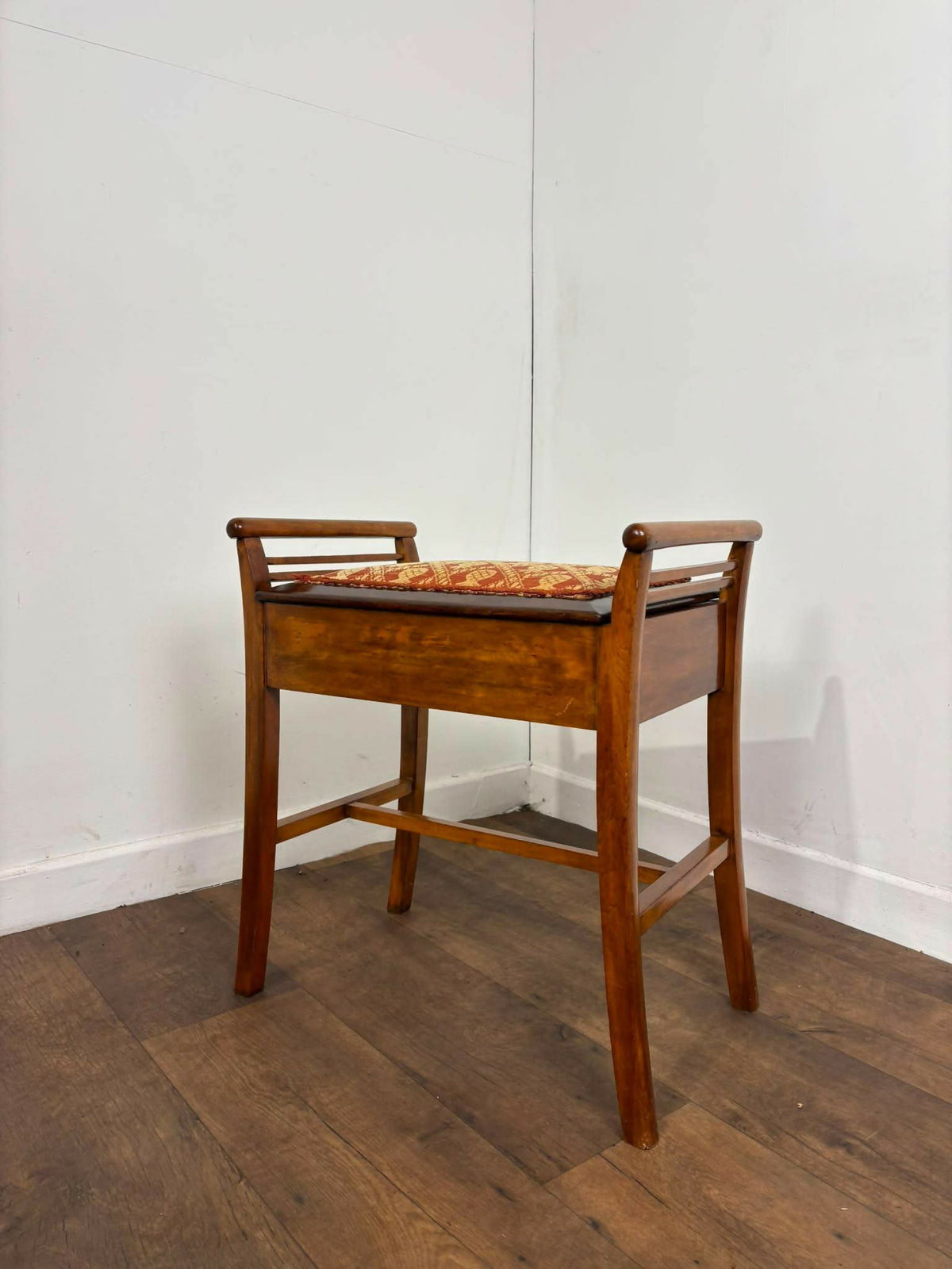 Edwardian Mahogany Piano Stool