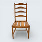 Ercol Set Of 4 Dining Chairs Light Finish Ladderback 1970s FREE UK Delivery*