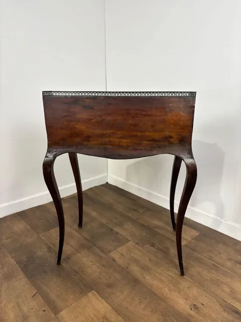 Victorian Walnut Inlaid Ladies Writing Desk / Bureau