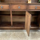 Vintage Old Charm style Oak Large Welsh Dresser Carved Display Cabinet Hutch