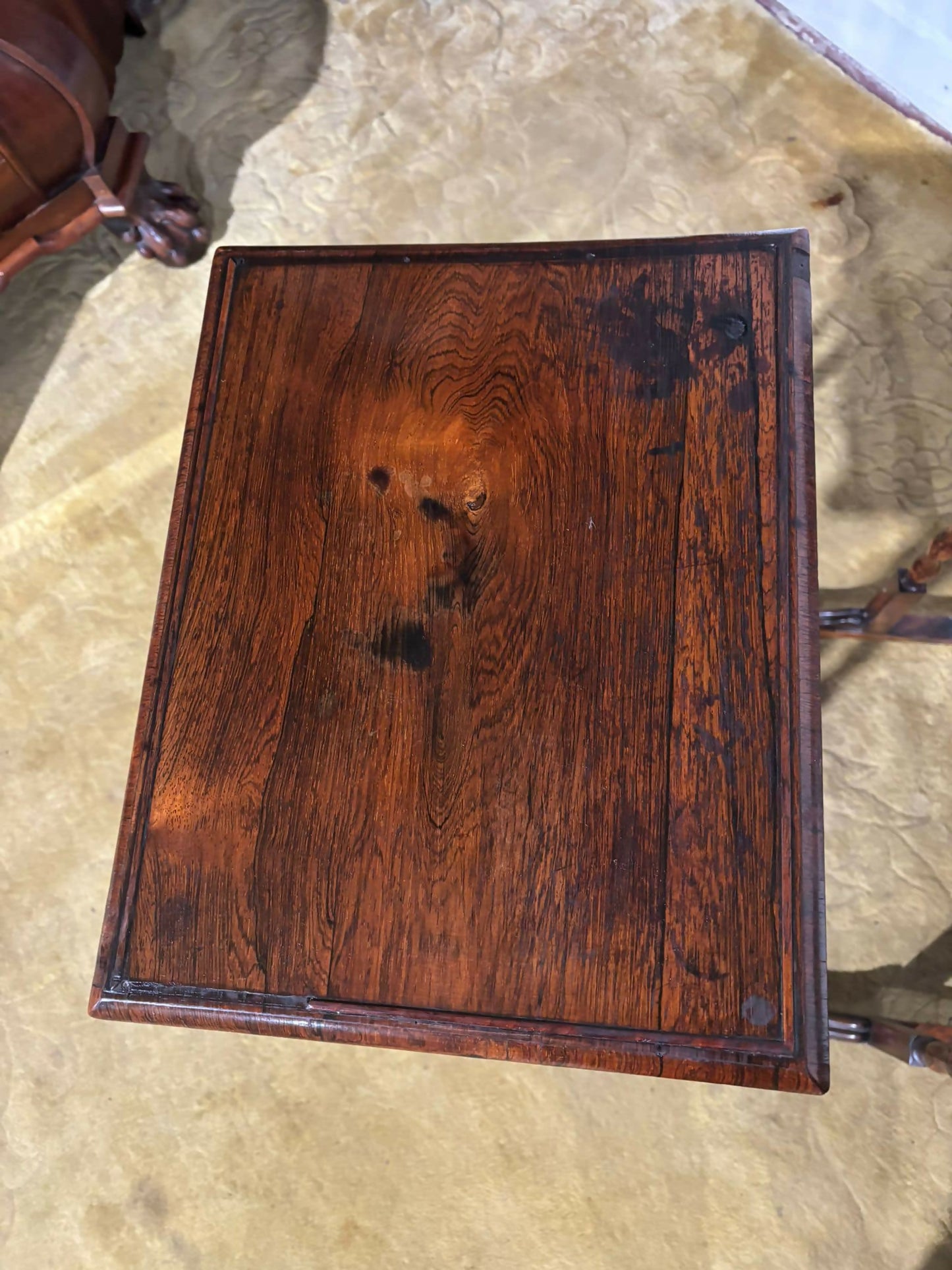 Regency Rosewood Nest of Three Tables7