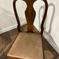 Set Of Four Georgian Style Walnut Dining Chairs