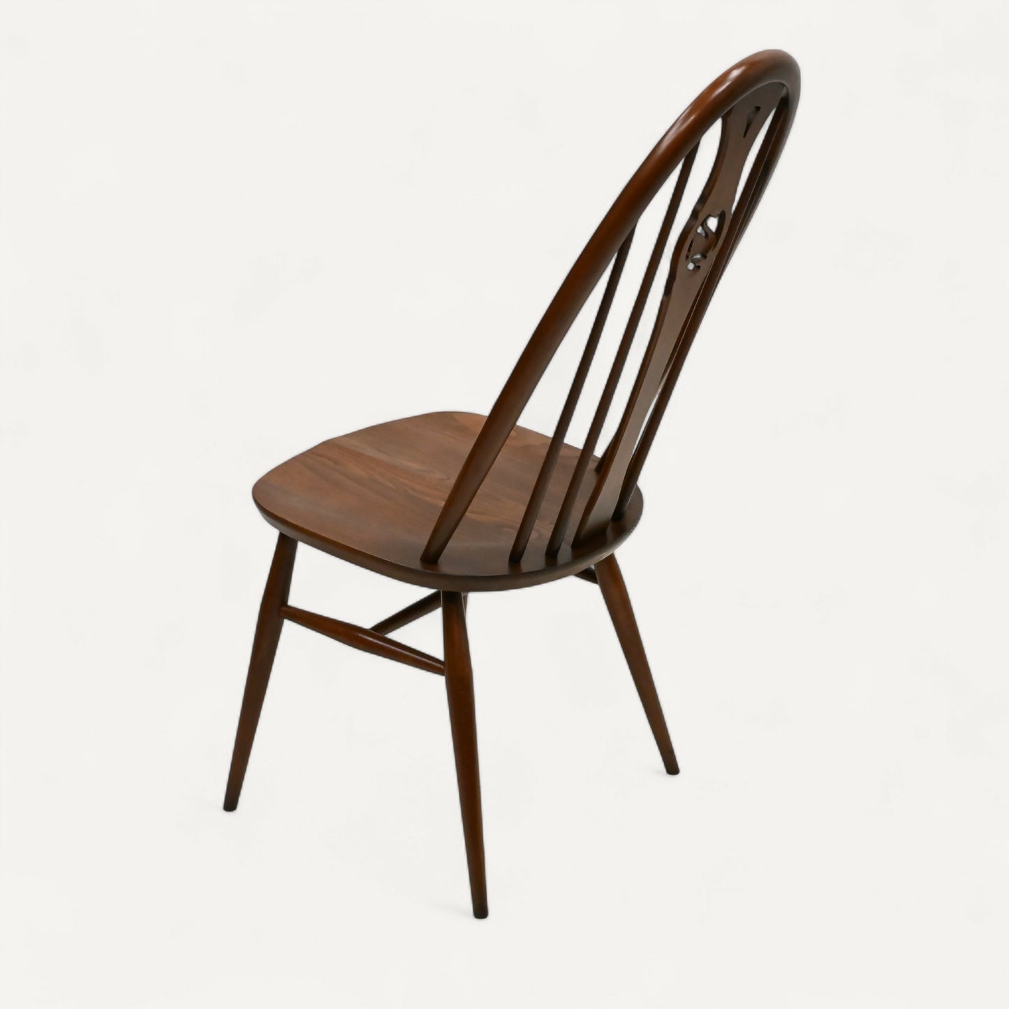 4 Ercol Dining Chairs Windsor Bow Backs Swan Fruitwood Finish FREE UK Delivery. SBR10473/1605E
