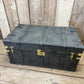 charcoal grey mock crocodile reception trunk