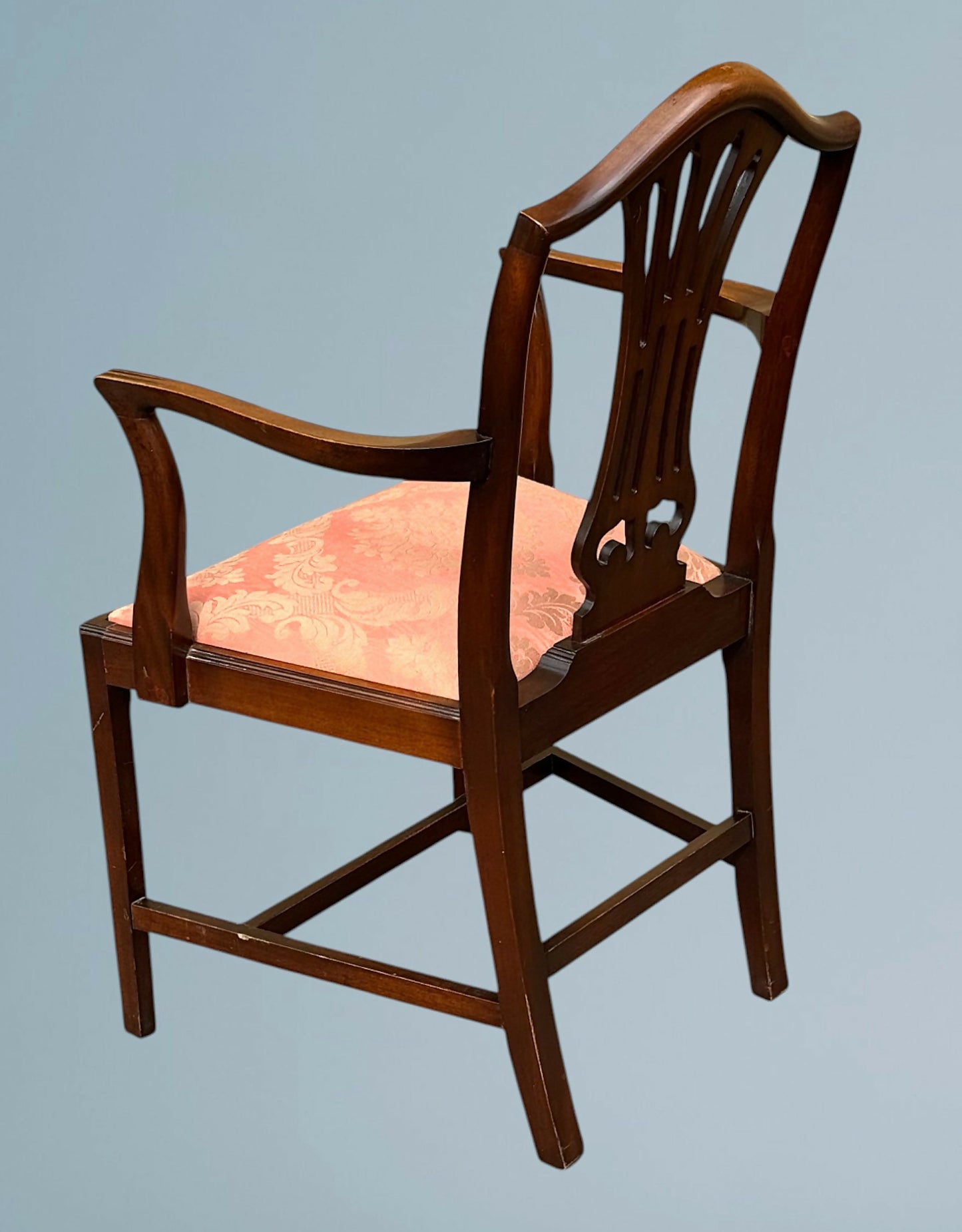 Mahogany Hepplewhite Style Armchair - Desk Chair