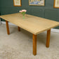 Handmade Solid Oak Dining Table - Almost 7 Foot - Washed Oak