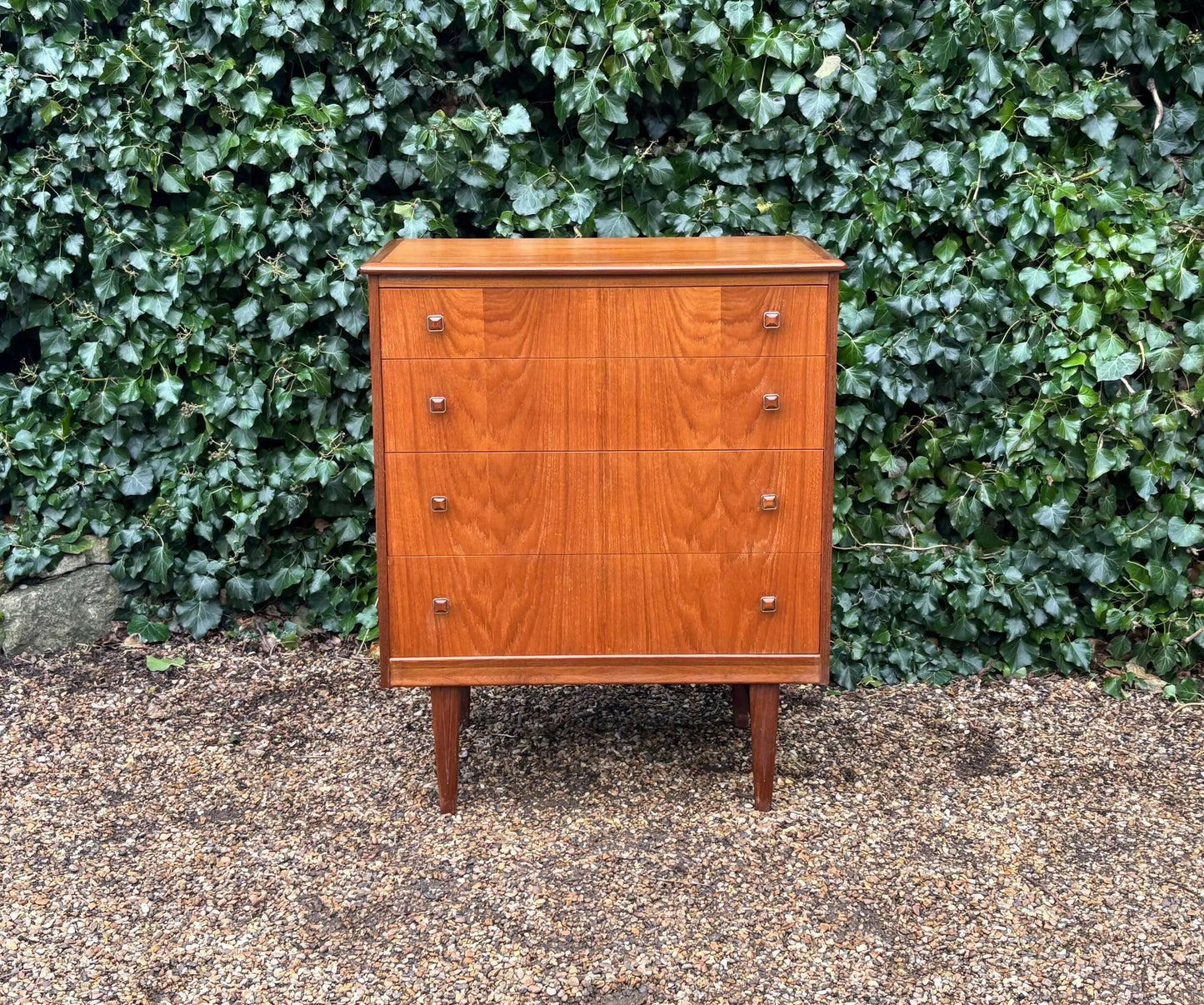 Vintage 1960's Homeworthy Teak Chest Of Drawers
