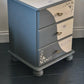 Single pine bedside drawer unit