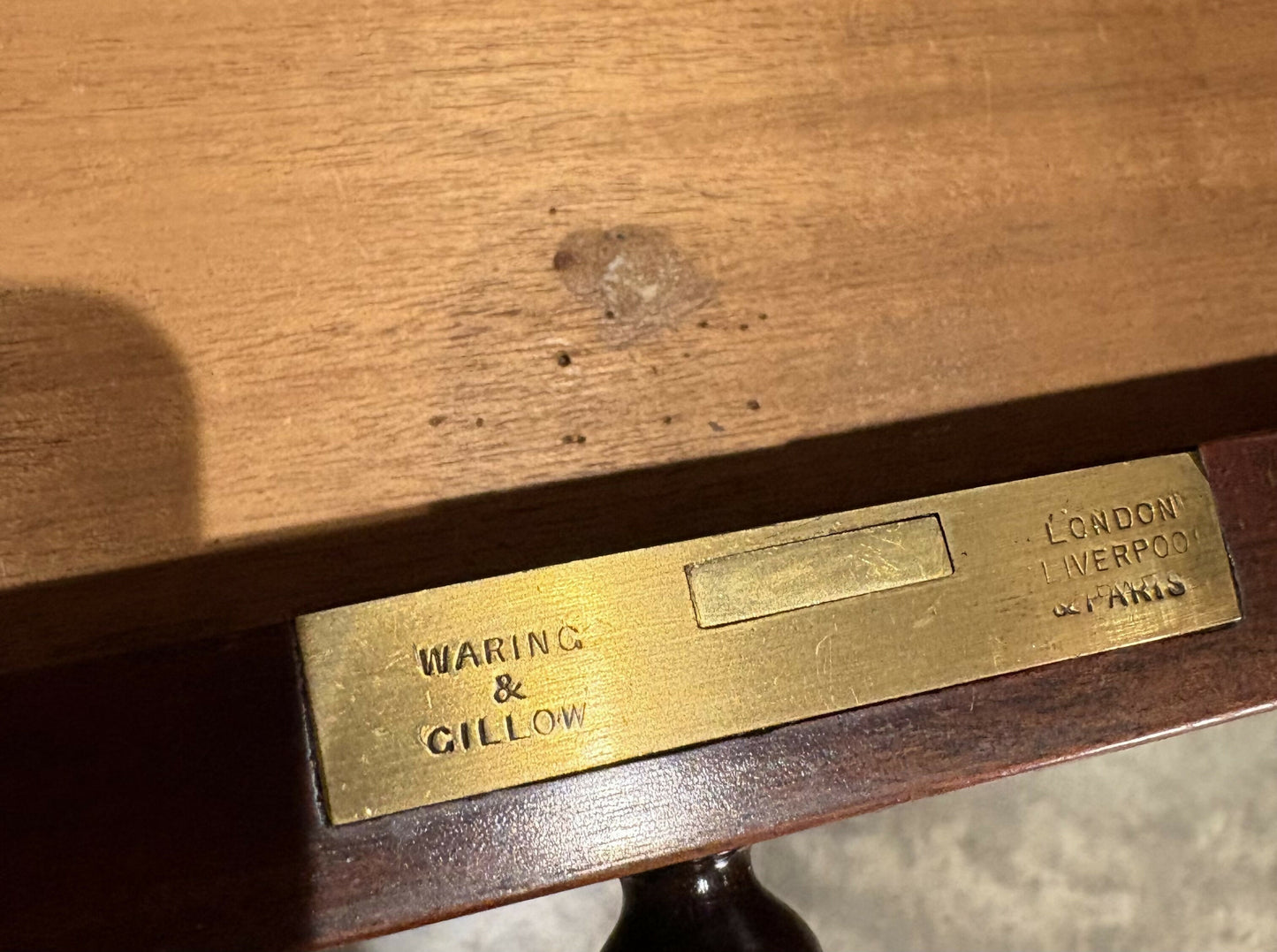 Vintage Mahogany Chest By Waring & Gillow