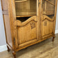 Bookcase Vintage French Louis XVI Oak Display Cabinet Carved Sideboard LOT 6346